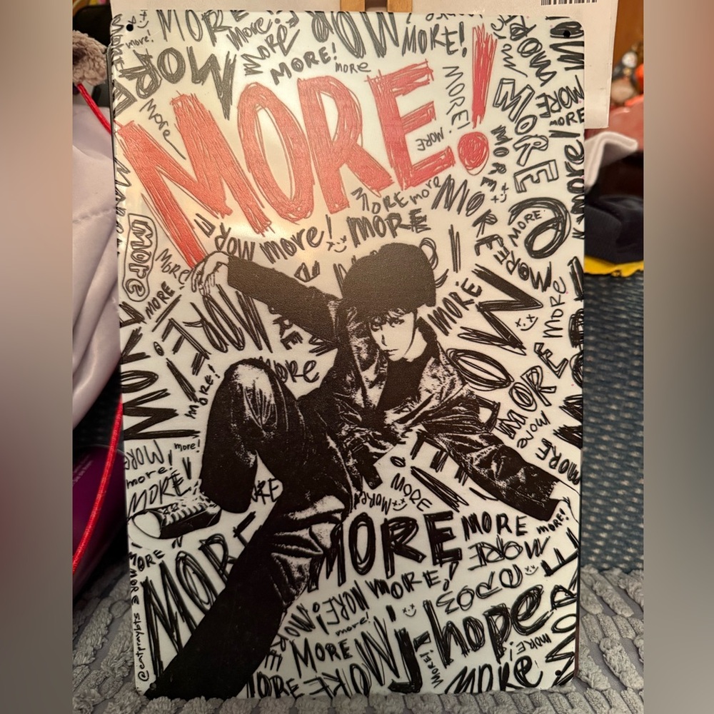 BTS J-Hope Jhope More! Metal Sign